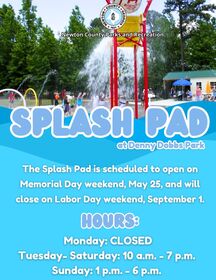 Newton County GA Government Splash Pad is scheduled to open!