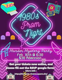 1980's Murder Mystery Party