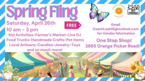 4/26 FREE Spring Fling at Mandarin Markets