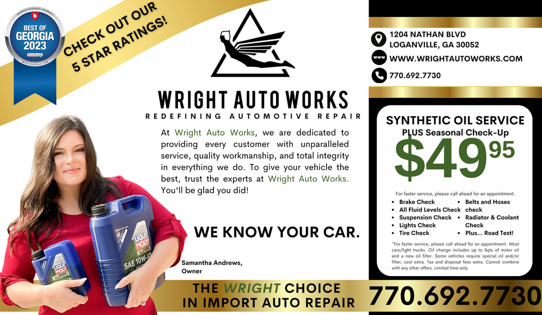 $49.95 Full Synthetic Oil Change Special