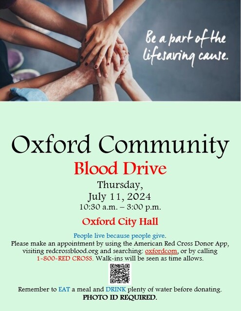 Oxford Community Blood Drive
