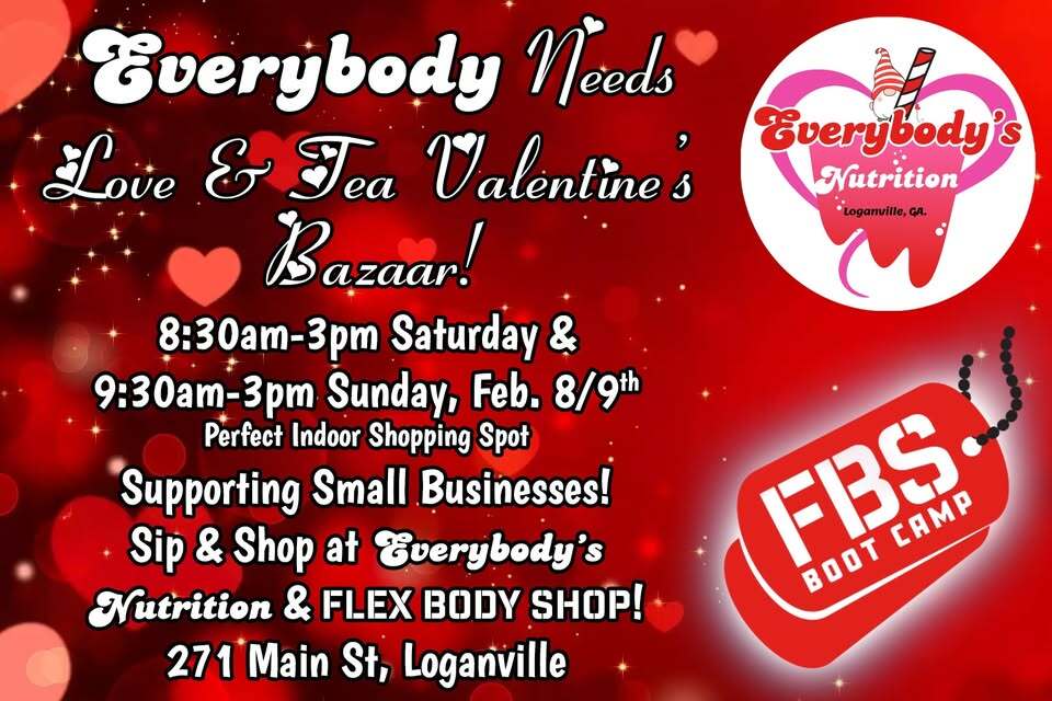 Everybody Needs Love and Tea Valentine Bazaar