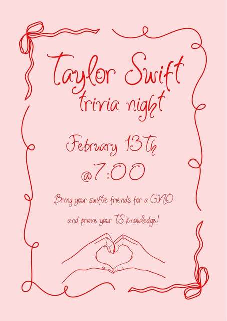 Taylor Swift Trivia Night!