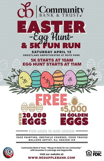 Easter Egg Hunt & 5K Fun Run