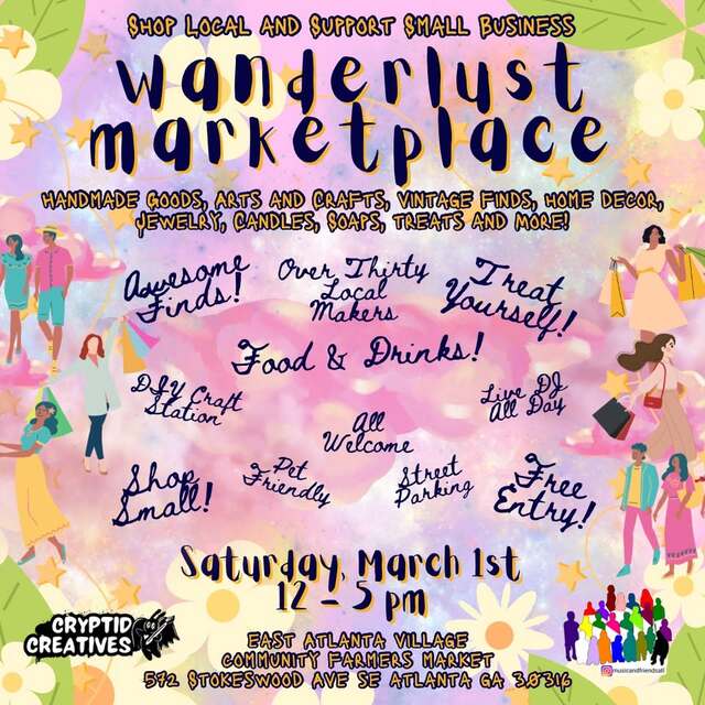 Wanderlust Marketplace: Handmake Local Arts, Crafts and Treats