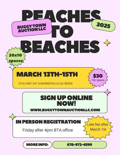 Peaches to Beaches @ BTA