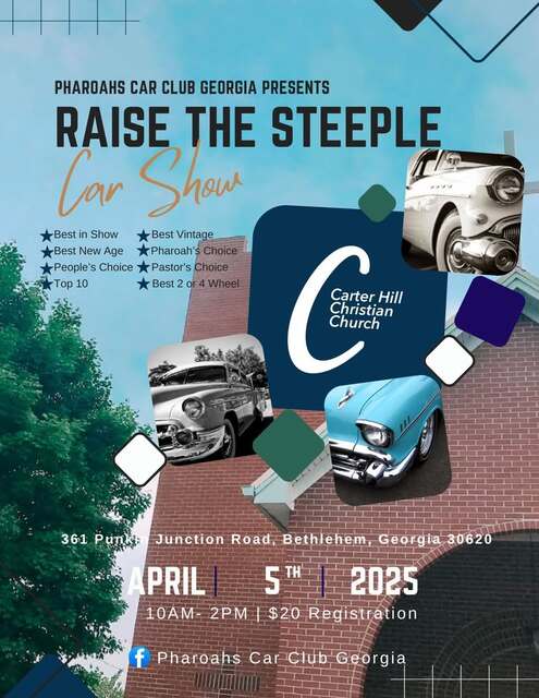 Raise The Steeple Car and Bike Show