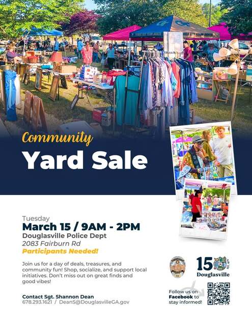 Spring Community Yard Sale