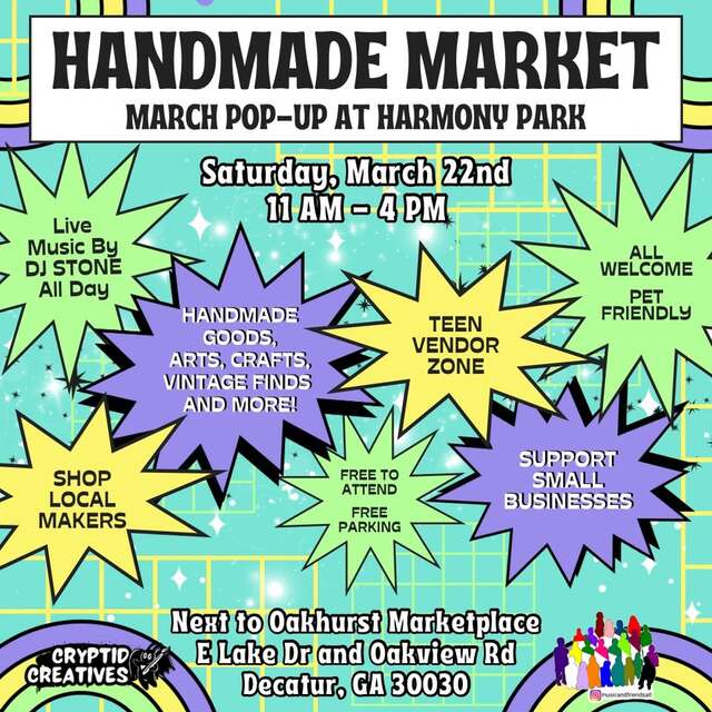 Handmade Market at Harmony Park: Shop Local and Treat Yourself!