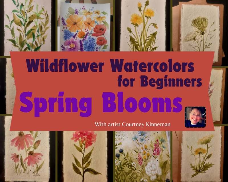 Wildflower Watercolors for Beginners -Spring Blooms