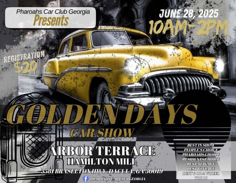 Th Golden Days car and motorcycle show